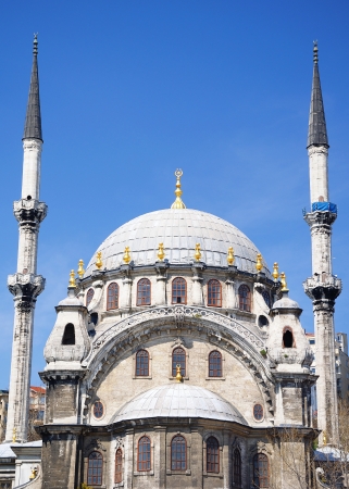 Nusretiye Mosque is an ornate mosque located in Tophane district of Beyoglu, Istanbul, Turkey の写真素材