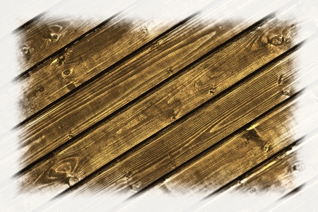 Brown from wooden boards の写真素材