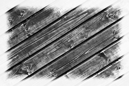 Black and white from wooden boards の写真素材