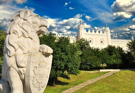 Medieval royal castle in Lublin, Polandのeditorial素材