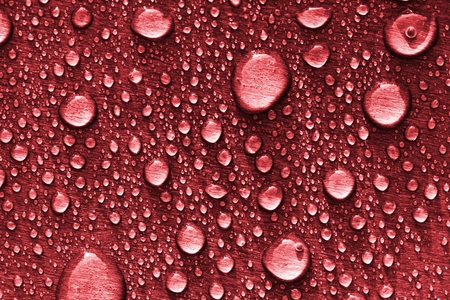 Water drops background. Blue.の写真素材