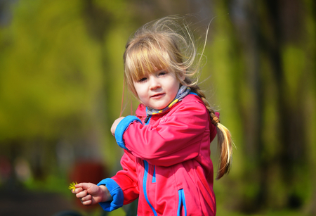 Child in park.の写真素材