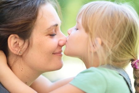 Mother and daughter.の写真素材