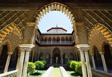 Alcazar in Sevilla, Spain.のeditorial素材