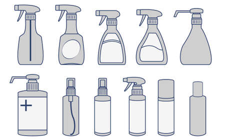 Spray Illustration Setのイラスト素材