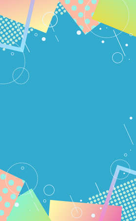 Colorful pop design background material
