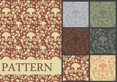 flower vintage patternのイラスト素材