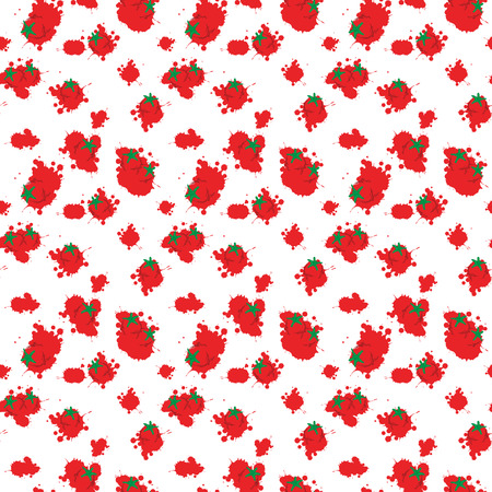 Tomatoes patternのイラスト素材