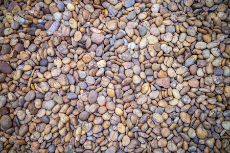 river rocks background, pebble textureの写真素材