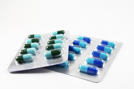 drug capsules in bubble pack