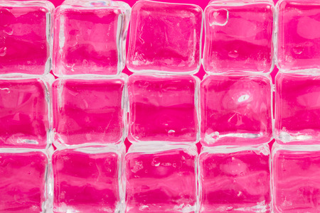 background made of ice cubesの写真素材