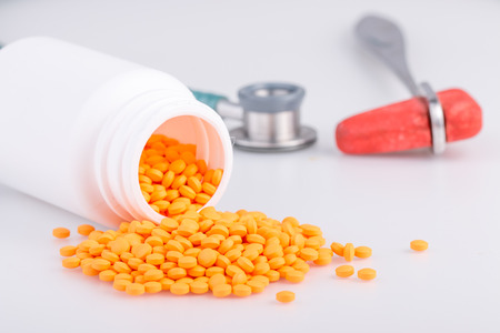 medical object  on white backgroundの写真素材