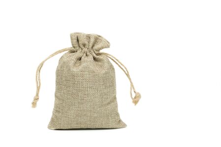 Sackcloth isolated on white backgroundの写真素材