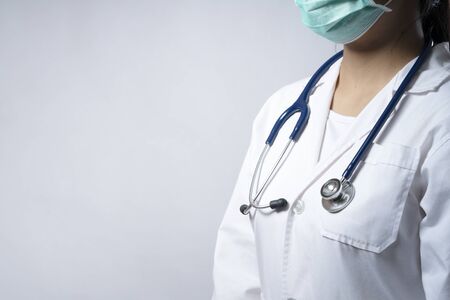doctor with stethoscope,health care conceptの写真素材