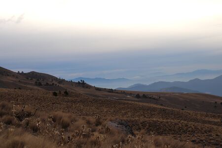 mountains between mountainsの写真素材
