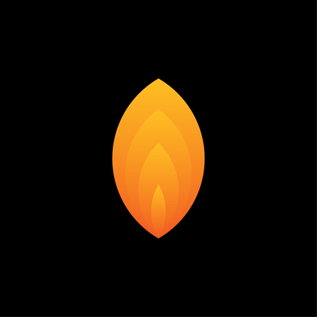 FIRE LOGOのイラスト素材