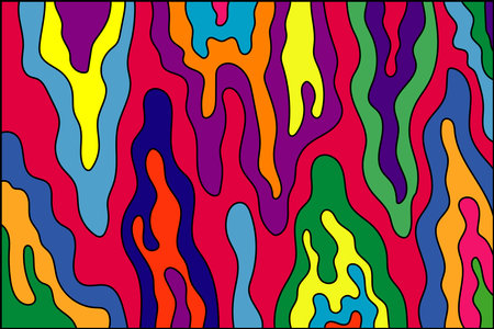 abstract background with colorful stripes. vector illustration. EPS 10.のイラスト素材