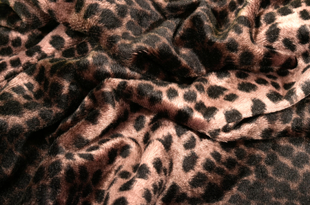 Animal print as background.