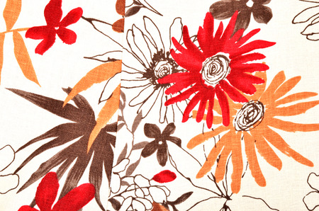 Graphic big flower abstract print as background.の写真素材