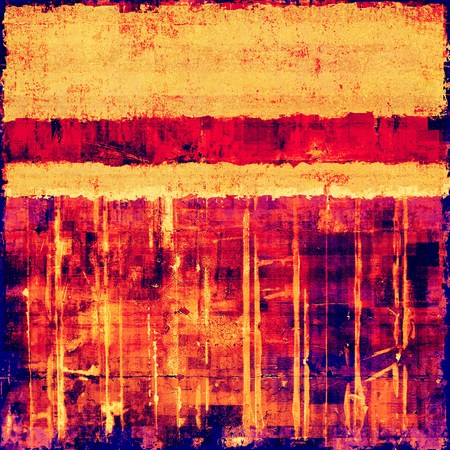 Background with grunge stains. With different color patterns: purple (violet); orange; red; yellow