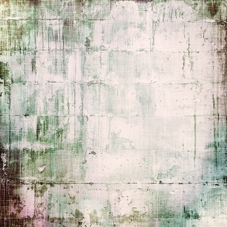 Antique vintage texture, old-fashioned weathered background. With different color patterns: blue;...
