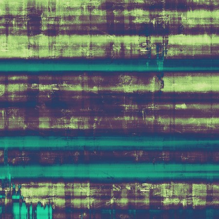 Old texture as abstract grunge background. With different color patterns: blue; cyan; green; purple (violet)の写真素材