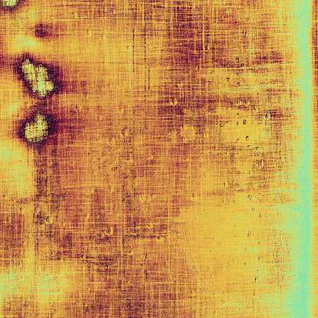 Old and weathered grunge texture. With different color patterns: yellow (beige); brown; cyan