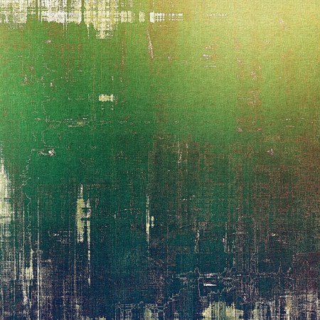 Abstract textured background designed in grunge style. With different color patterns: yellow (beige); brown; greenの写真素材