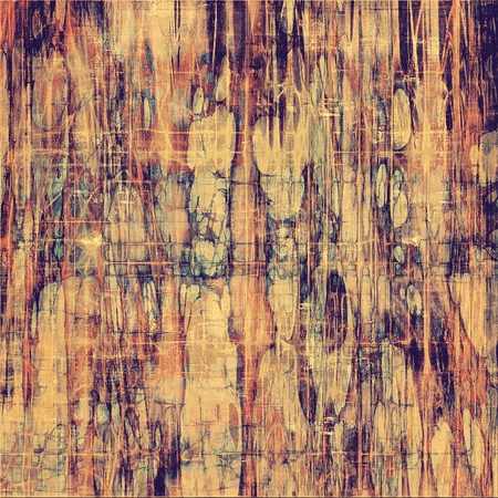 Old style detailed texture - retro background with space for text or image. With different color patterns: yellow (beige); brown; gray; blueの写真素材