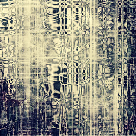 Retro background with grunge texture. With different color patterns: yellow (beige); gray; blackの写真素材