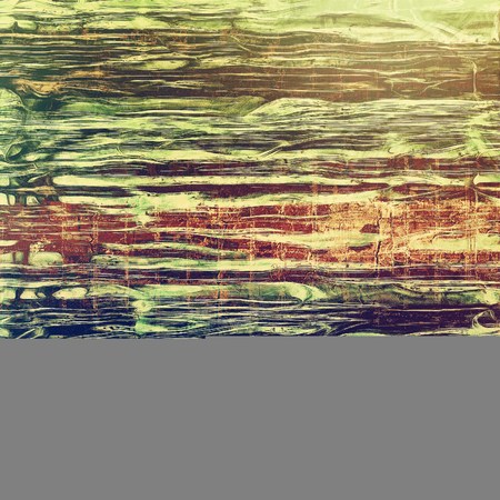 Vintage old texture with space for text or image, distressed grunge background. With different color patterns: yellow (beige); brown; blue; greenの写真素材