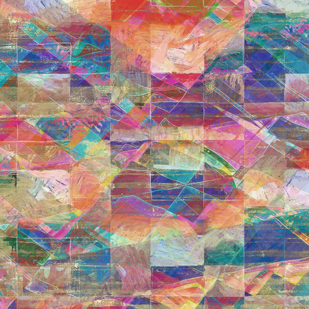 Vintage aged texture, colorful grunge background with space for text or image. With different color...