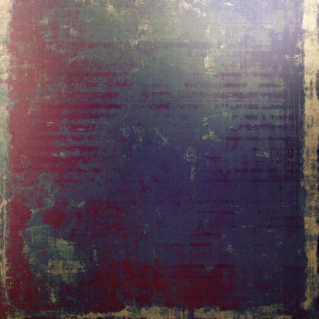 Grunge stained texture, distressed background with space for text or image. With different color patterns: brown; blue; purple (violet); grayの写真素材