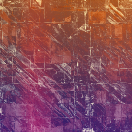 Vintage texture with space for text or image, grunge background. With different color patterns: brown; red (orange); purple (violet); pinkの写真素材