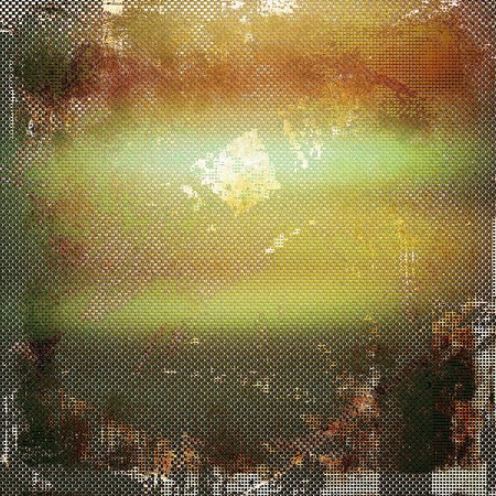 Old background with delicate abstract texture. With different color patterns: yellow (beige); brown; green; red (orange); grayの写真素材