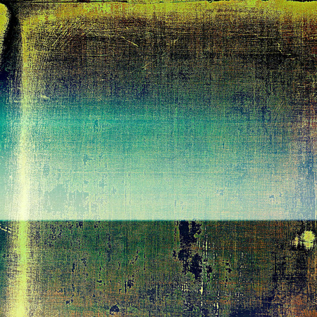 Tinted vintage texture, aged decorative grunge background. With different color patterns: blue; green; yellow (beige); brown; grayの写真素材