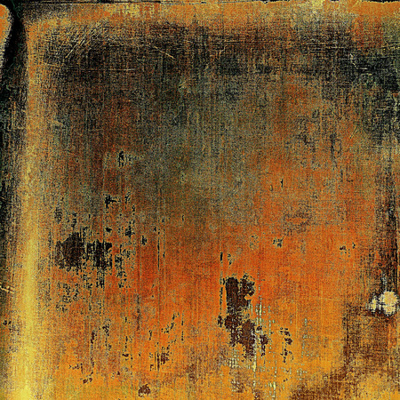 Abstract grunge background or damaged vintage texture. With different color patterns: yellow (beige); brown; red (orange); blackの写真素材