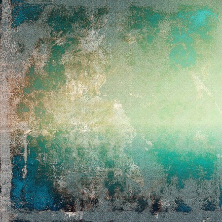 Retro design on grunge background or aged faded texture. With different color patterns: yellow...