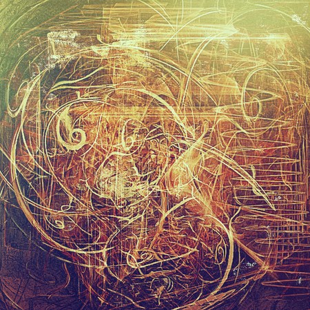 Stylish grunge texture, old damaged background. With different color patterns: yellow (beige);...