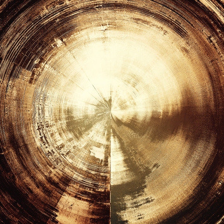 Art grunge texture for creative design or scrap-book. With vintage style decor and different color patterns: yellow (beige); brown; gray; black; whiteの写真素材