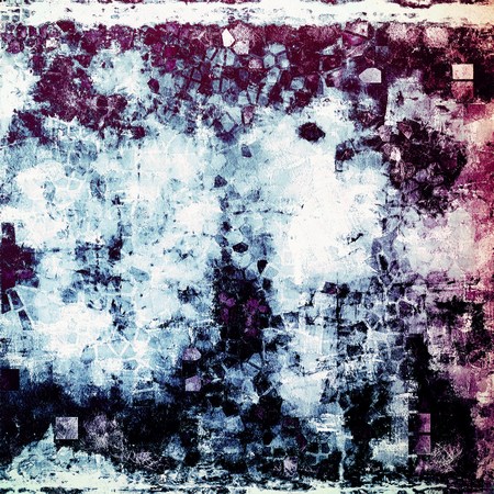 Old school background or texture with vintage style grunge elements and different color patterns:...