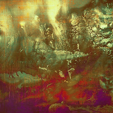 Hi res grunge texture or retro background. With different color patterns: yellow (beige); brown;...