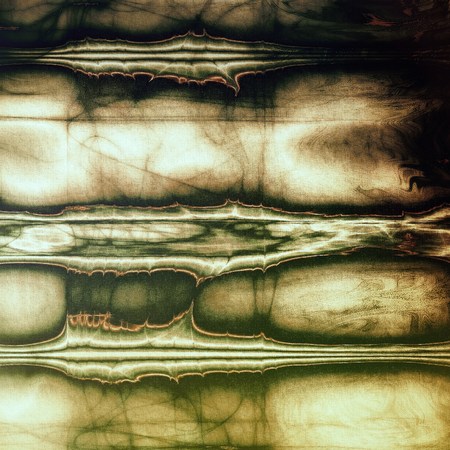Old school frame or background with grungy textured elements and different color patterns: yellow...