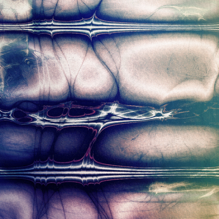Colorful vintage background, grunge texture with scratches, stains and different color patterns:...