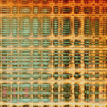 Scratched vintage texture, grunge style frame or background. With different color patterns: yellow (beige); brown; green; gray; red (orange)の写真素材