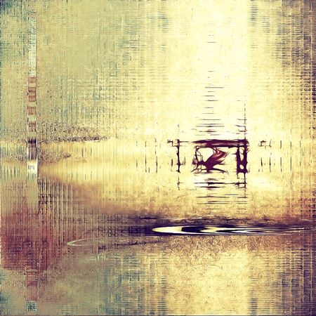 Vintage background, antique grunge backdrop or scratched texture with different color patterns: yellow (beige); brown; green; gray; purple (violet); pinkの写真素材