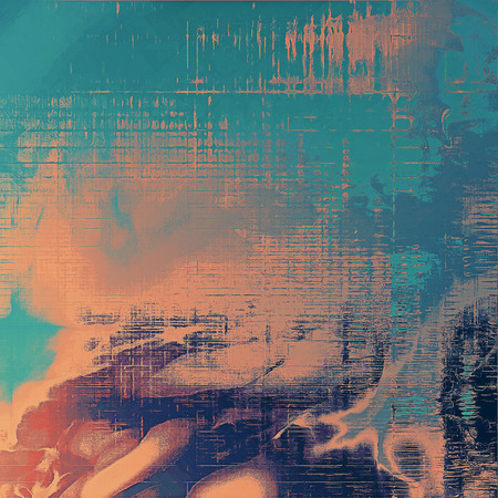 Colorful vintage texture. With different color patterns: yellow (beige); blue; gray; red (orange); purple (violet); cyanの写真素材