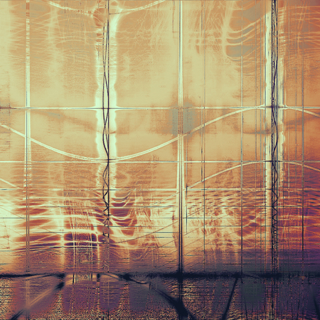 Grunge, vintage old background. With different color patterns: yellow (beige); brown; gray; pink; red (orange); purple (violet)の写真素材