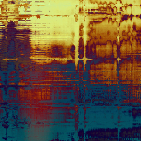Vintage retro frame or background, old school textured backdrop. With different color patterns: yellow (beige); brown; blue; red (orange); purple (violet); pinkの写真素材