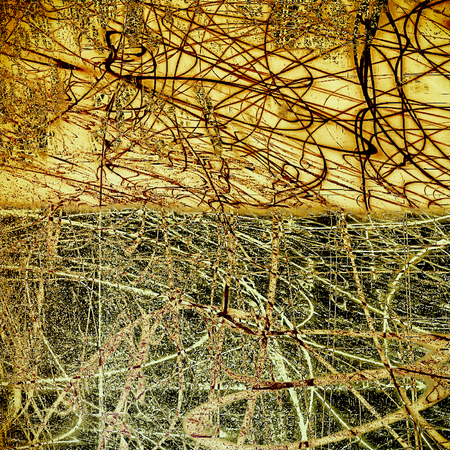 Colorful designed grunge background. With different color patterns: yellow (beige); brown; gray;...
